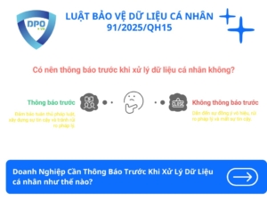 Doanh Nghiệp Cần Thông Báo Trước Khi Xử Lý Dữ Liệu cá nhân như thế nào?