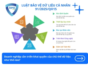 Doanh nghiệp cần triển khai quyền của chủ thể dữ liệu như thế nào?
